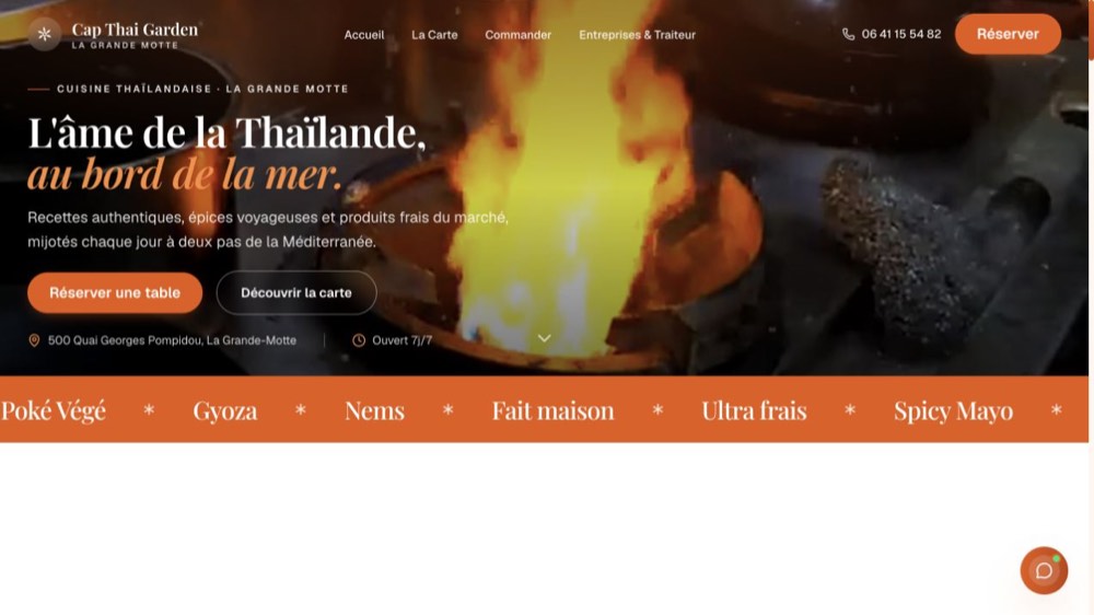 Aperçu du site Cap Thaï Garden