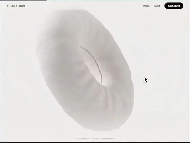 Preview of the design Cast and Render