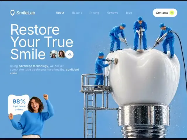 Preview of the design Modern Dental Clinic