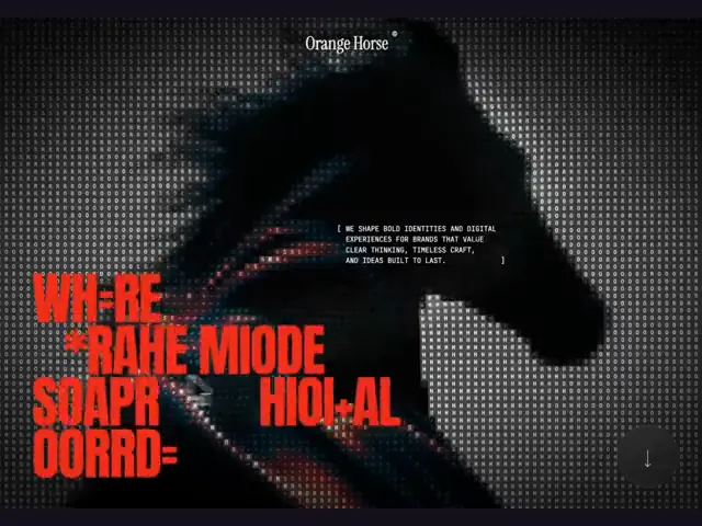 Preview of the design Orange Horse