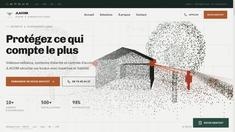 Preview of JLACOM, alarms and video surveillance in Montpellier